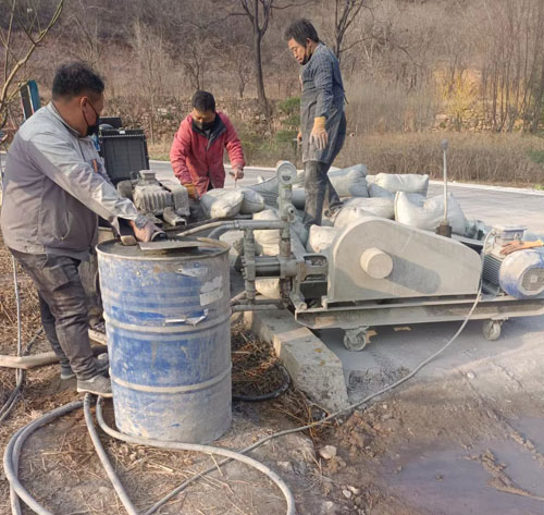 普定路面下沉注浆